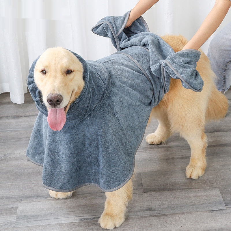 Pet Cotton Dog Towel Strong Water-absorbing Bath