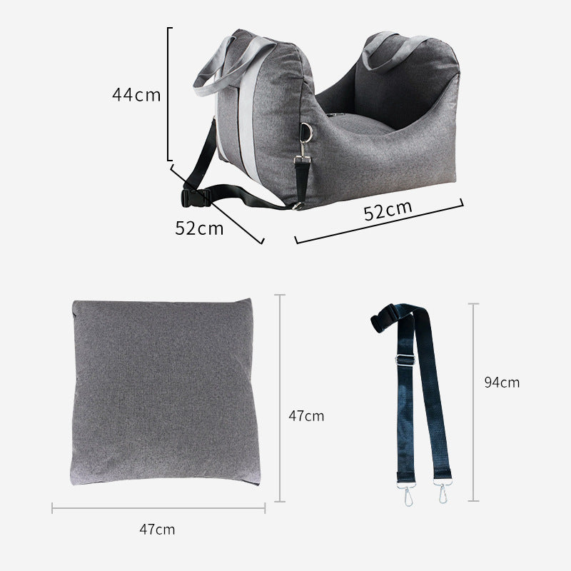 Detachable And Washable Car Seat Pet Carrier