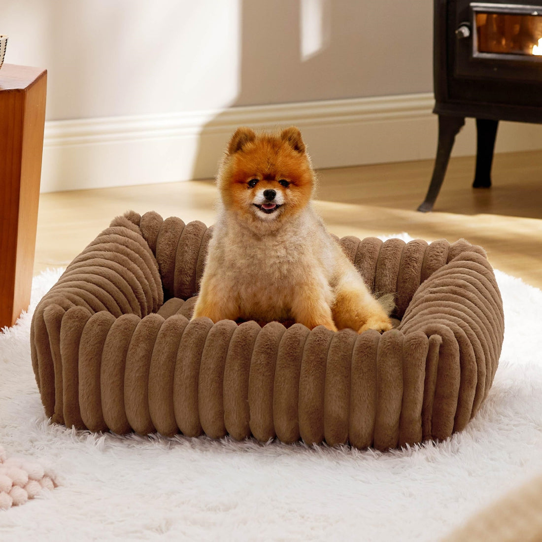 Pet Supplies Doghouse Cathouse Warm Plush Pet Bed