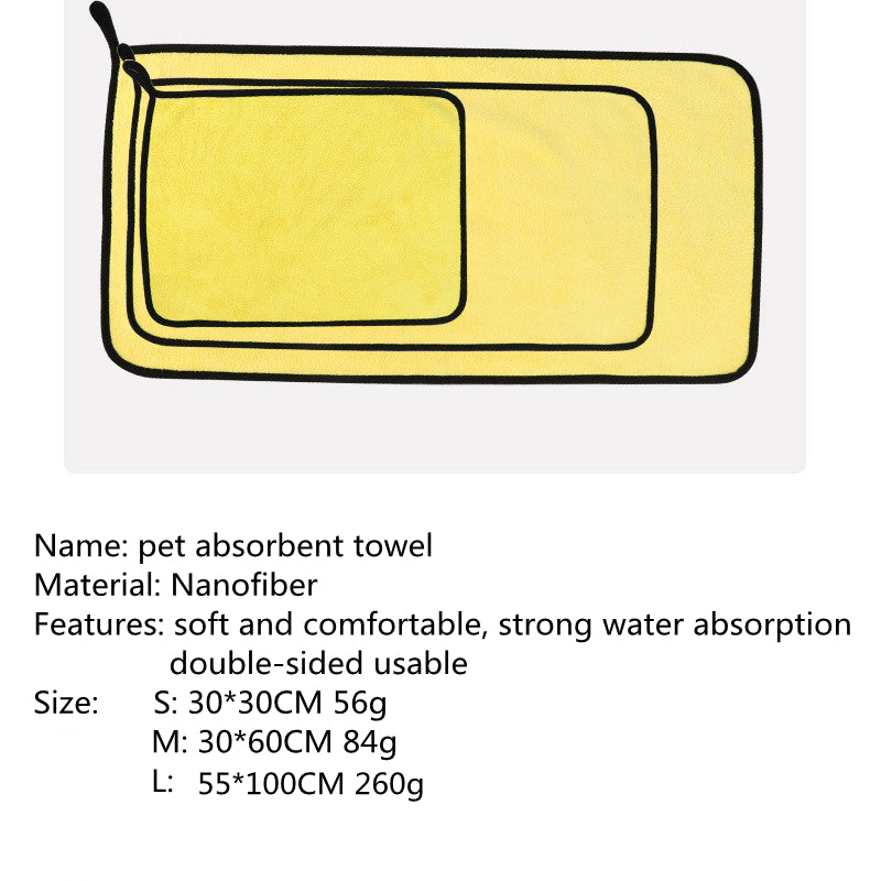 Pet Absorbent Towel Multi-size High Quality Towel