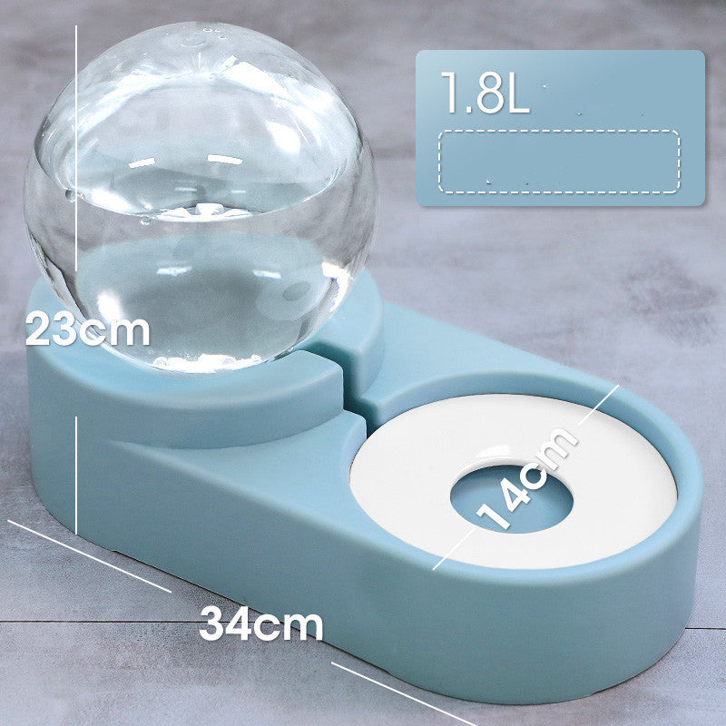 New Bubble Ball Pet Dog Bowls Fountain Cat Feeder