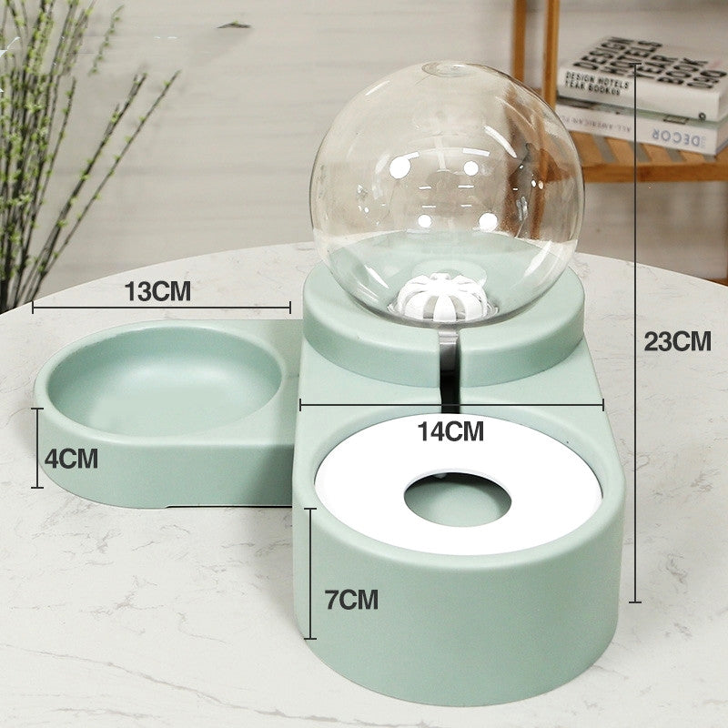New Bubble Ball Pet Dog Bowls Fountain Cat Feeder