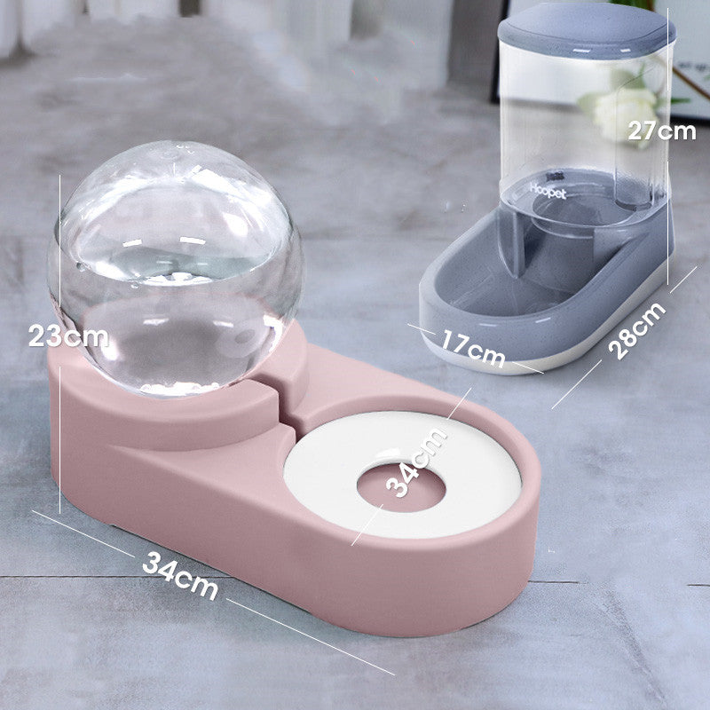 New Bubble Ball Pet Dog Bowls Fountain Cat Feeder
