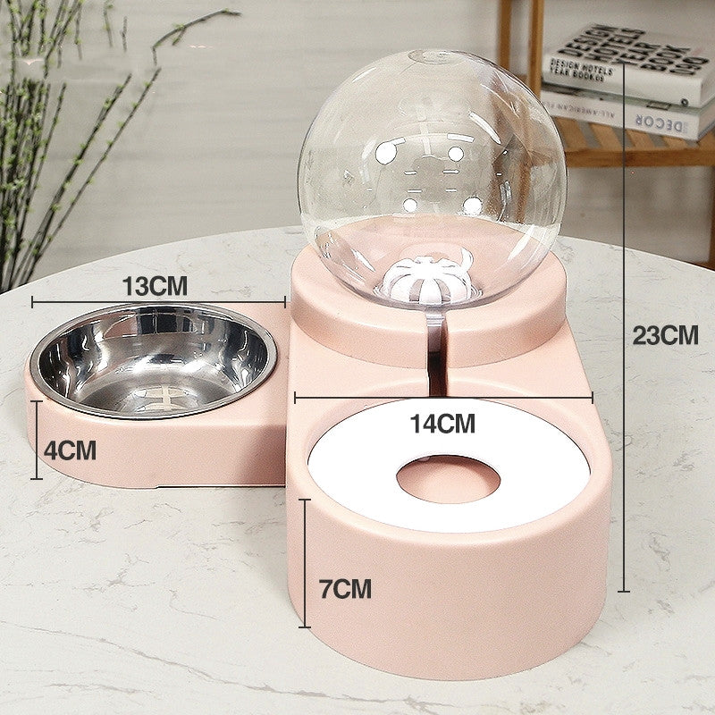 New Bubble Ball Pet Dog Bowls Fountain Cat Feeder