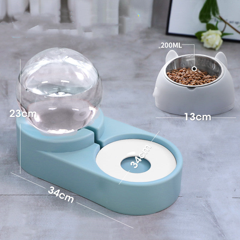 New Bubble Ball Pet Dog Bowls Fountain Cat Feeder