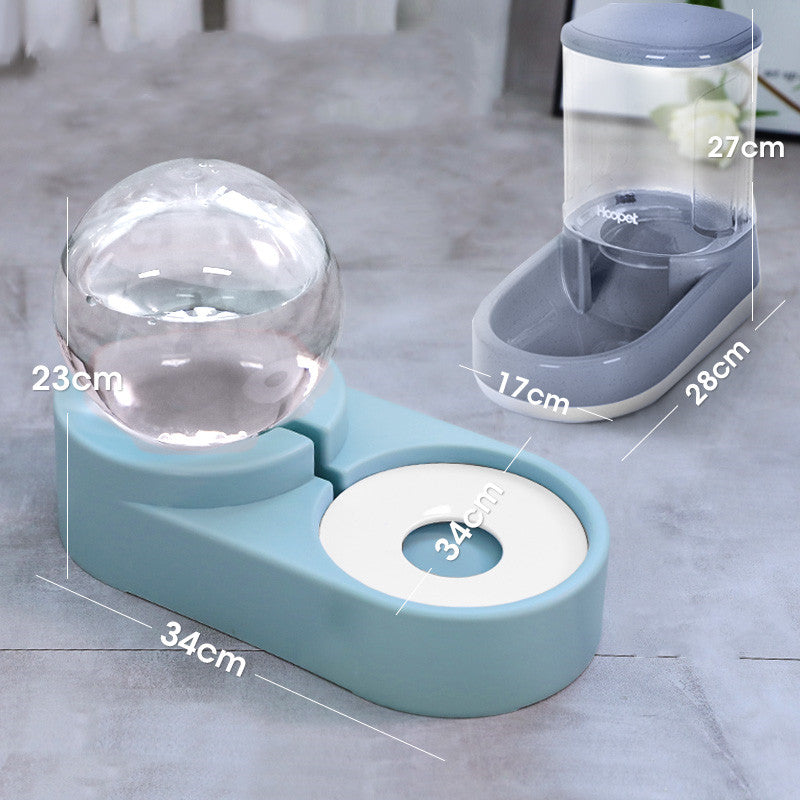 New Bubble Ball Pet Dog Bowls Fountain Cat Feeder