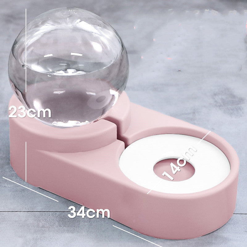 New Bubble Ball Pet Dog Bowls Fountain Cat Feeder