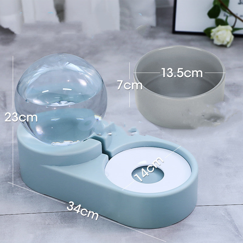 New Bubble Ball Pet Dog Bowls Fountain Cat Feeder