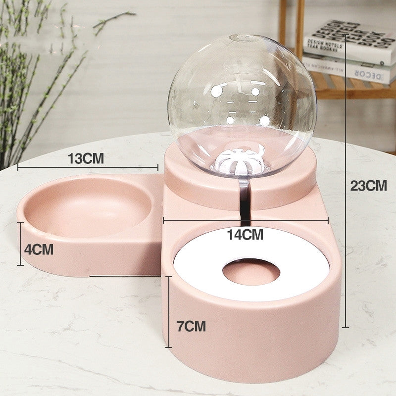 New Bubble Ball Pet Dog Bowls Fountain Cat Feeder