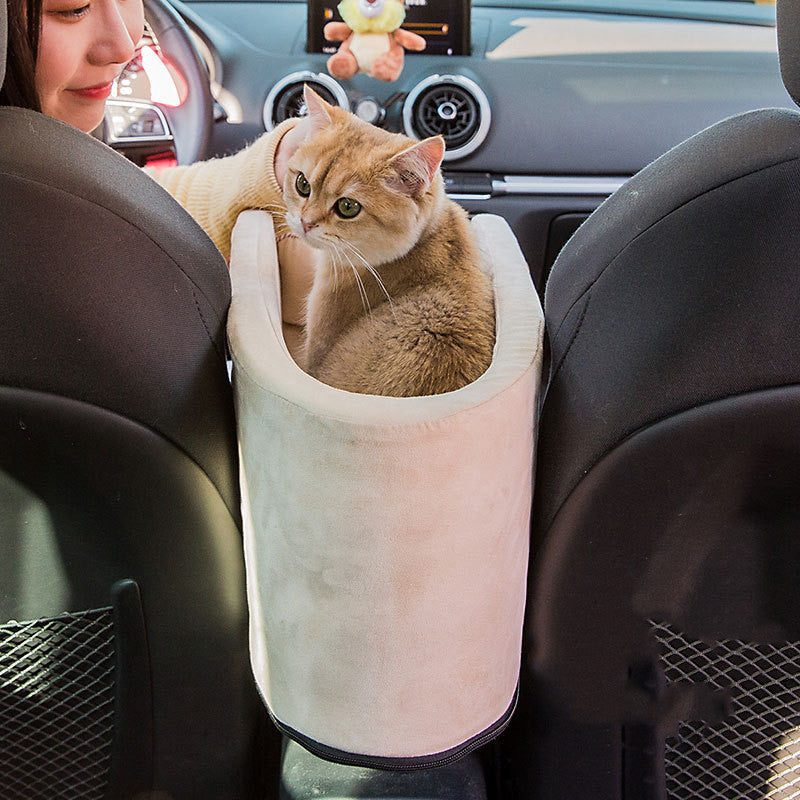 Car Safety Cat Dog Bed Travel Central Pet Carrier