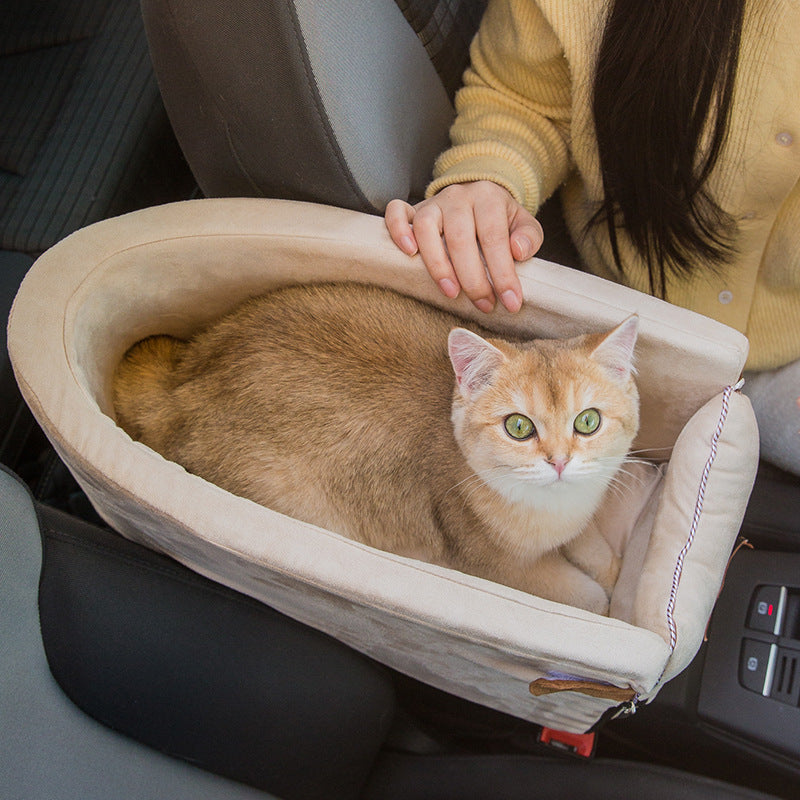 Car Safety Cat Dog Bed Travel Central Pet Carrier