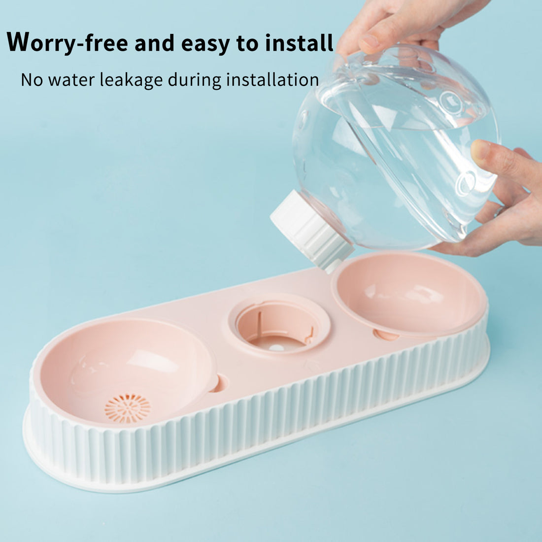 Pet Feeding Drinkers Cat Automatic Feeder