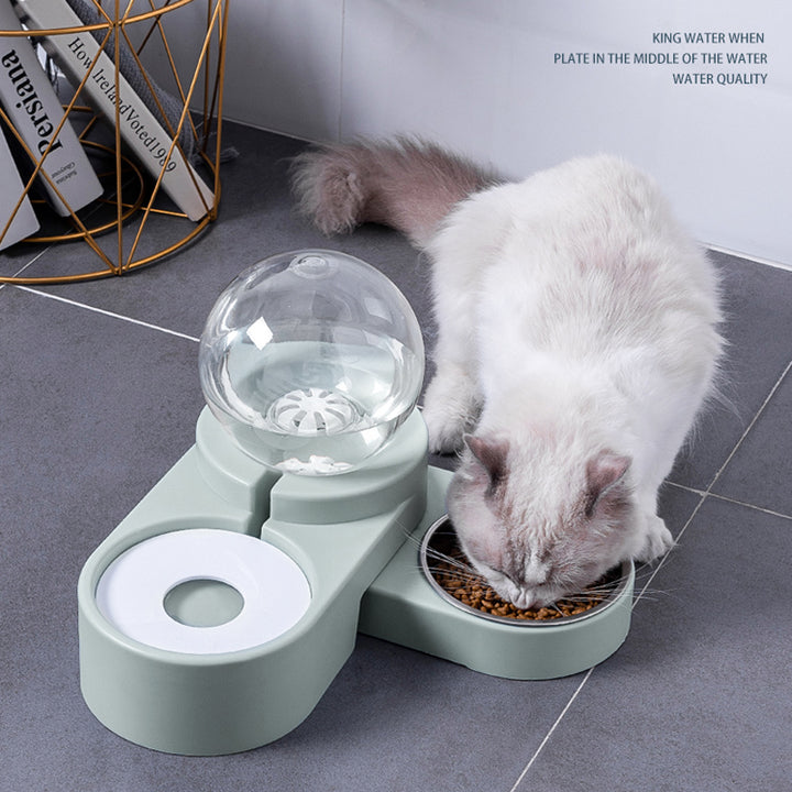 New Bubble Ball Pet Dog Bowls Fountain Cat Feeder