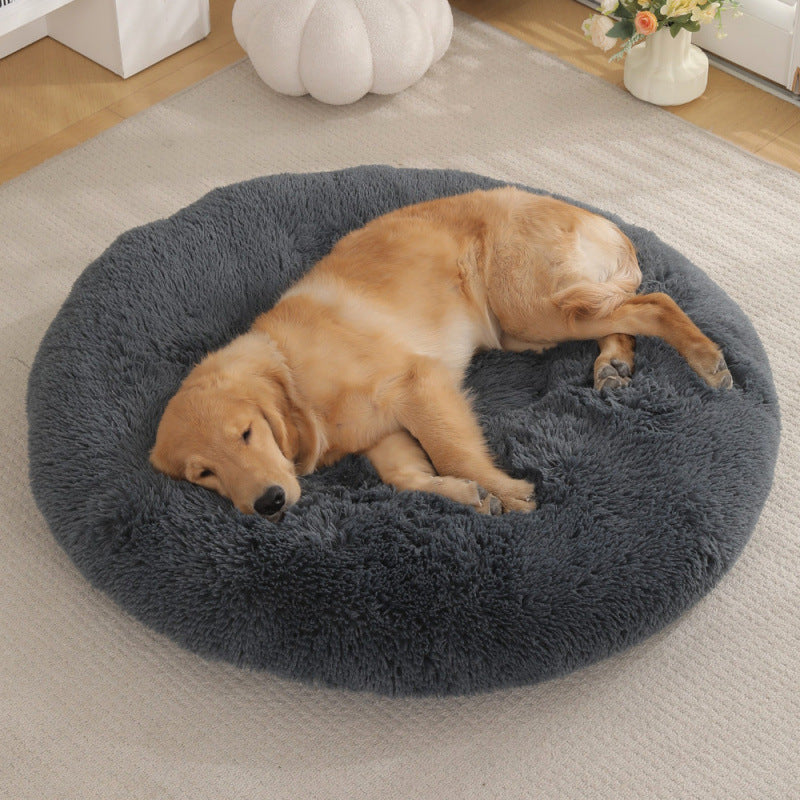 Dog Bed Plush Warm Sleep