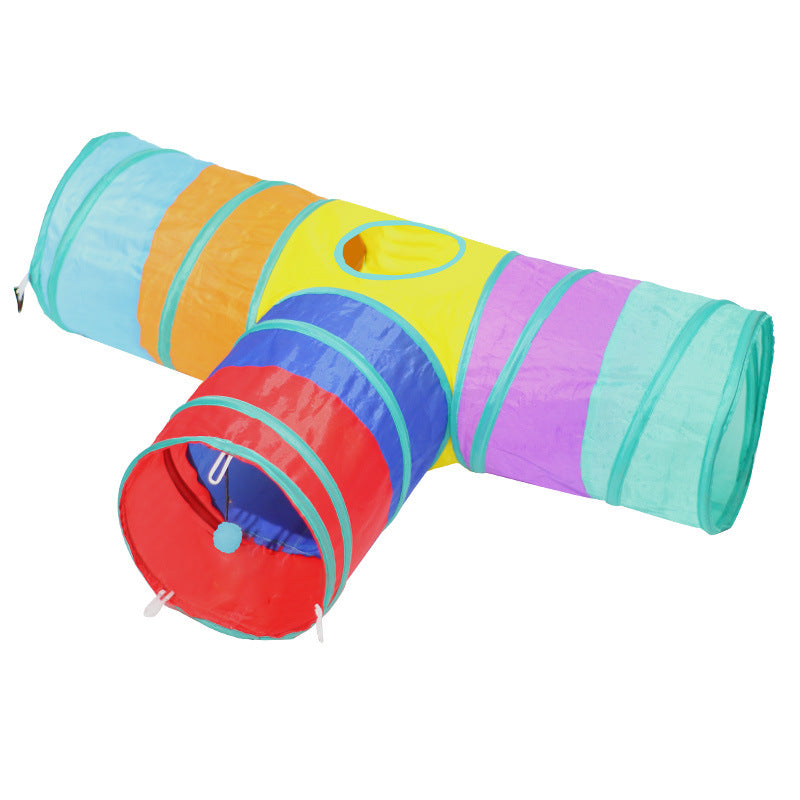 New Tunnel Foldable Pet Climbing Path Cat Toys