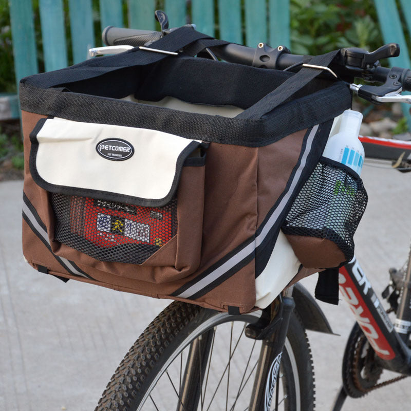 Pet Bicycle Carrier Cat Dog Bag