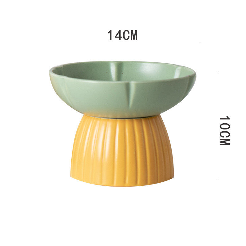 Pet Macarons Candy Color Feeding Bowl