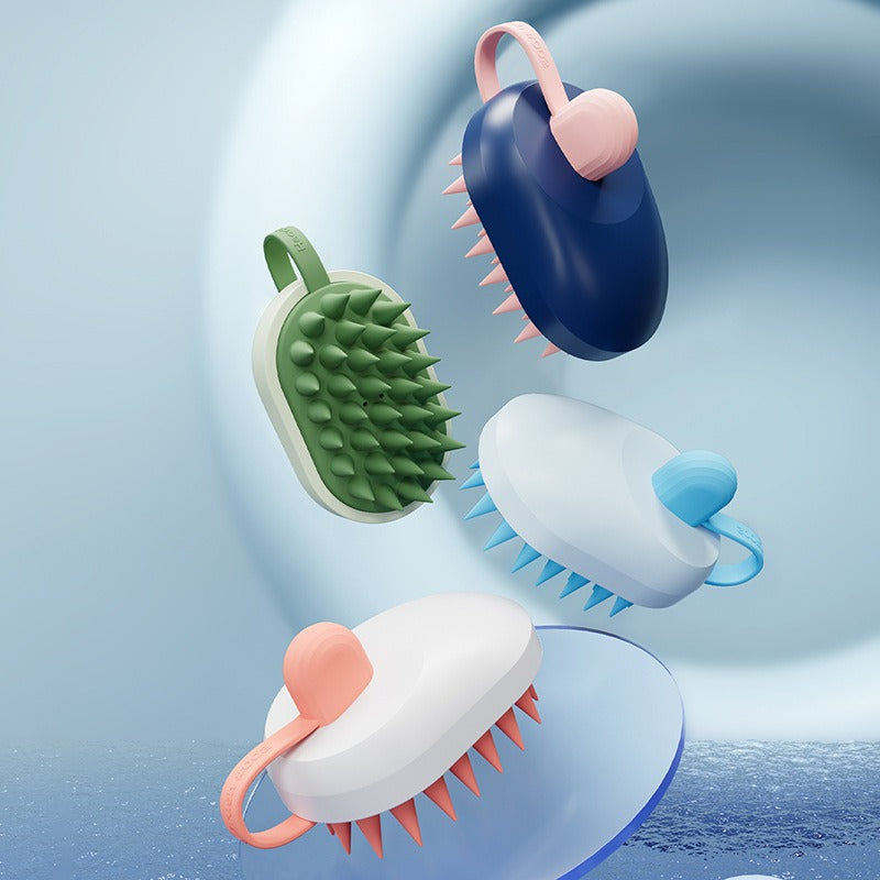 Creative Soft Gel Shampoo Brush Household