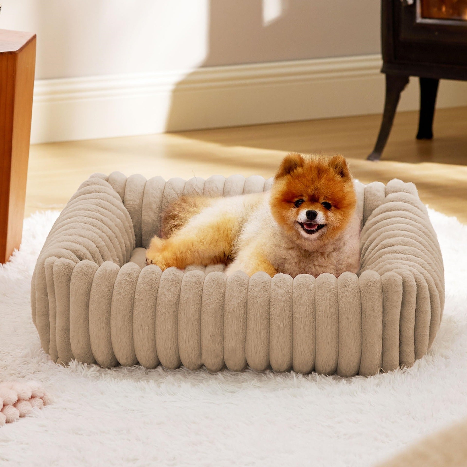 Pet Supplies Doghouse Cathouse Warm Plush Pet Bed