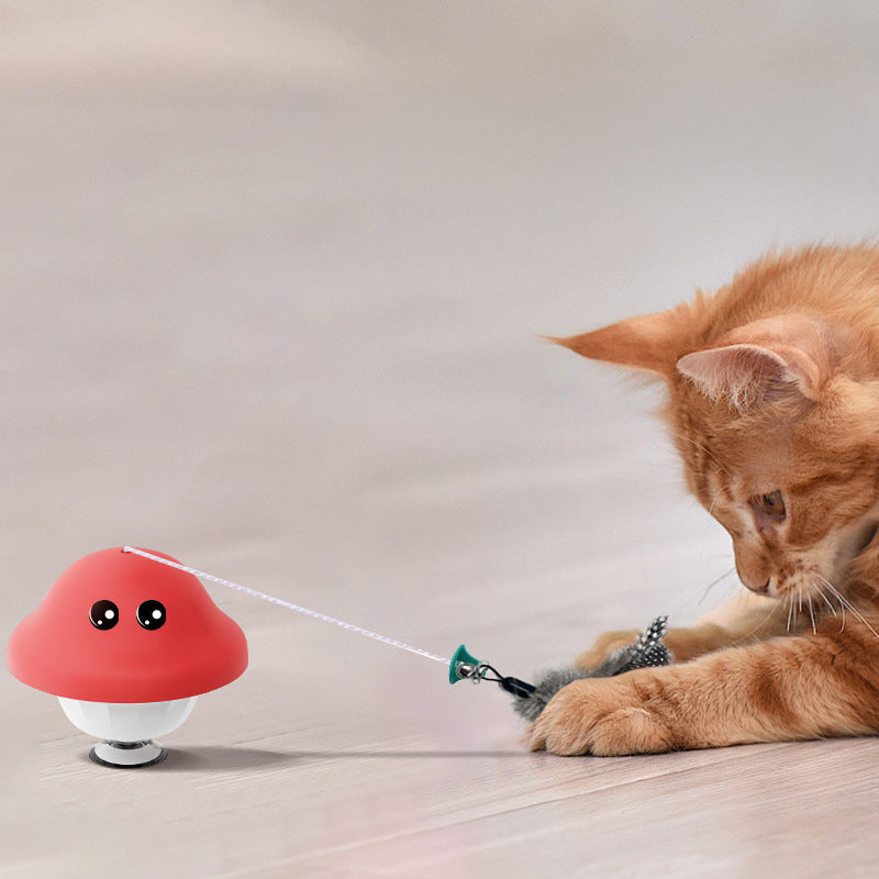 Pet Movement Playing Cat Wand Suction Cup  Toy