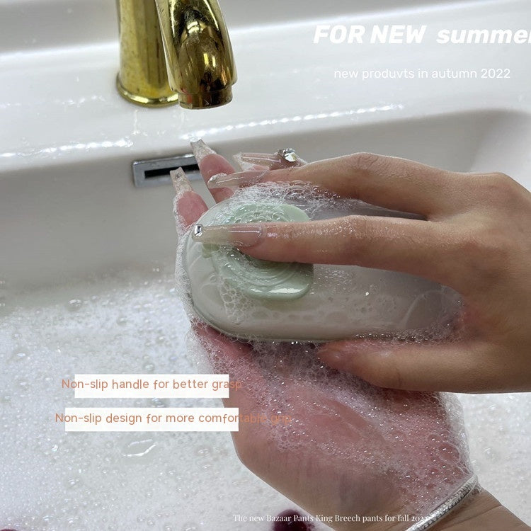 Pet Bath Massage Brush Hand-held Soft Head