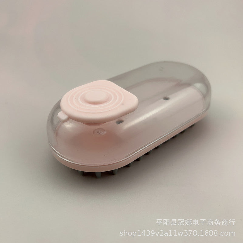 Pet Bath Massage Brush Hand-held Soft Head