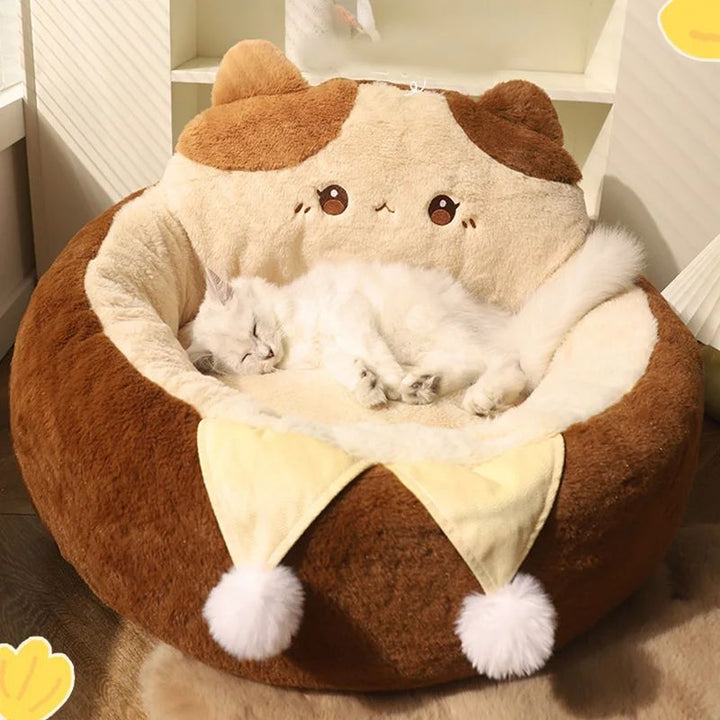 Cats Sofa Bed Round Pad Mattress