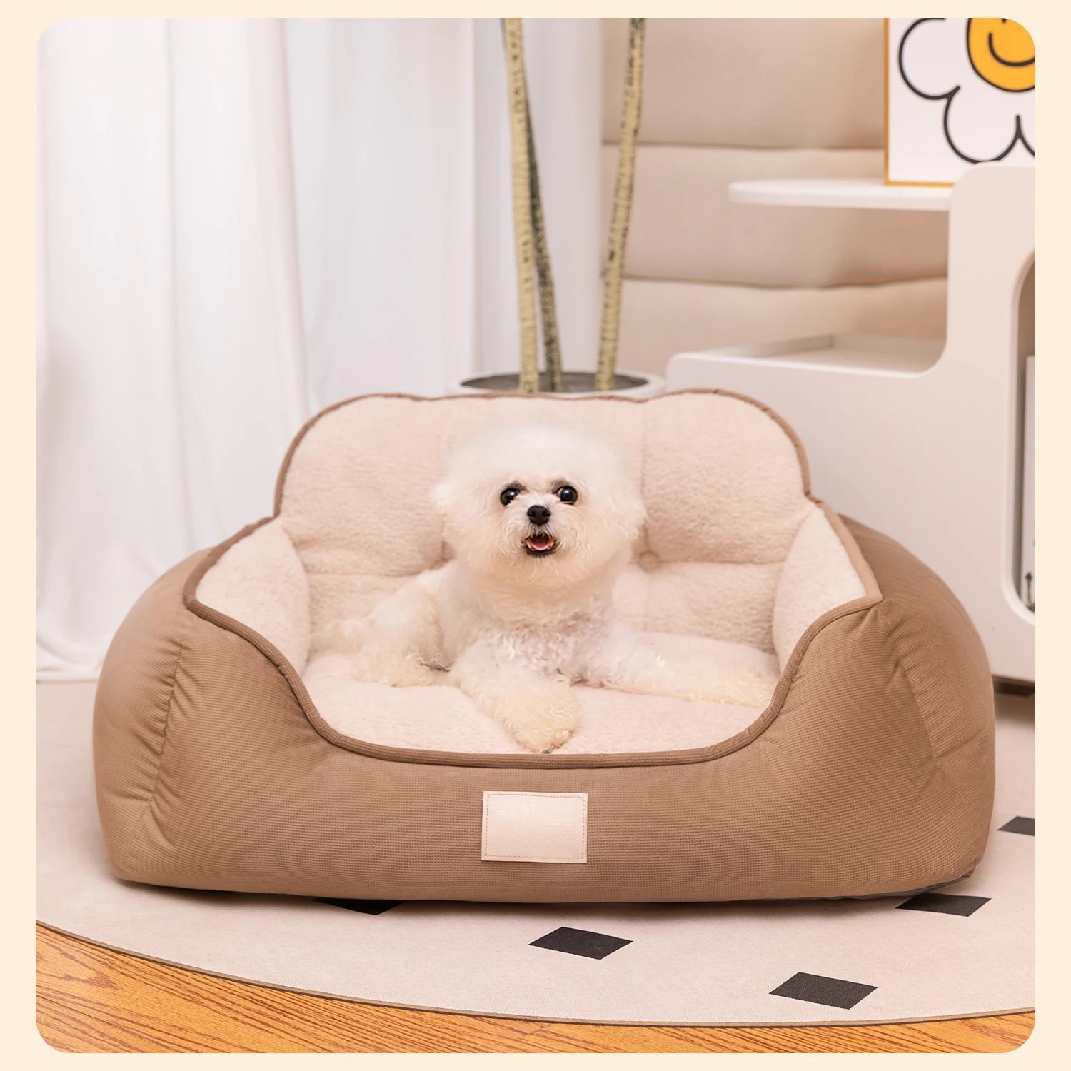 Pet Bed Warm Washable Fluffy Sofa Toys