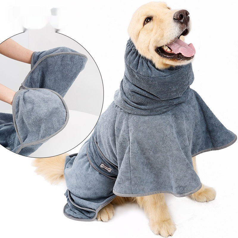Pet Cotton Dog Towel Strong Water-absorbing Bath