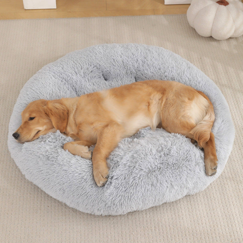 Dog Bed Plush Warm Sleep