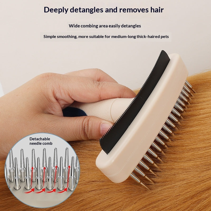 Pet Grooming Brush For Removing Loose And Dead Hair