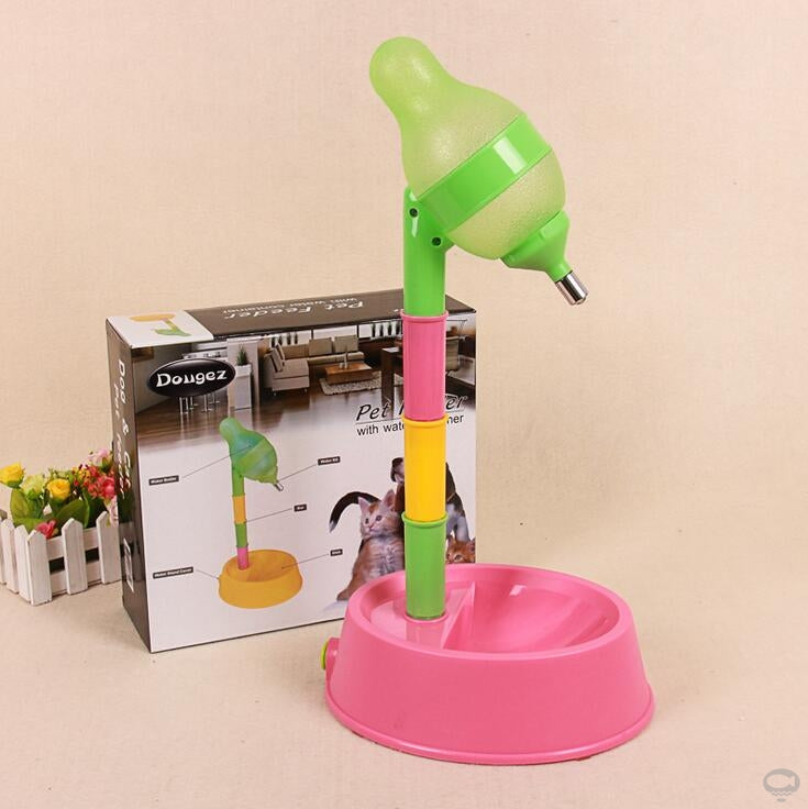 Pet Water Dispenser Stand Feeder Bowl