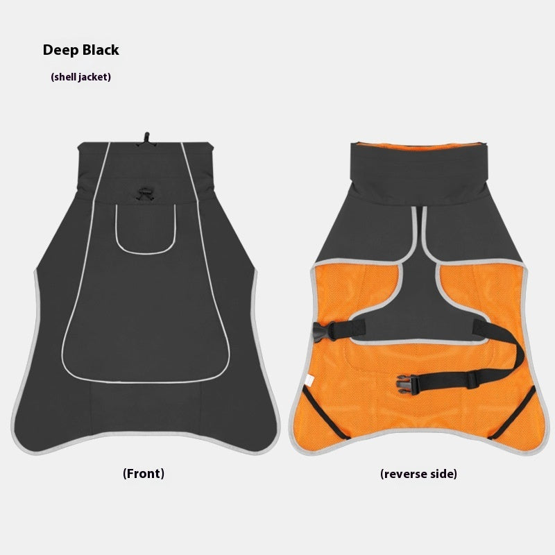 Dog Shell Jacket Waterproof And Rainproof Coat