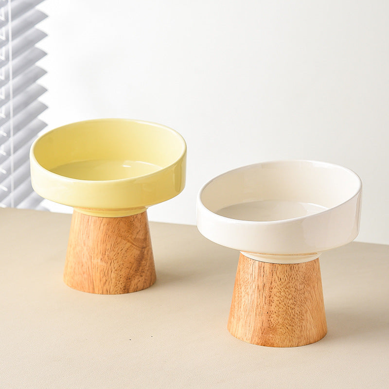 Ceramic Bowl Puppy Dogs Food Water Dish Bowls