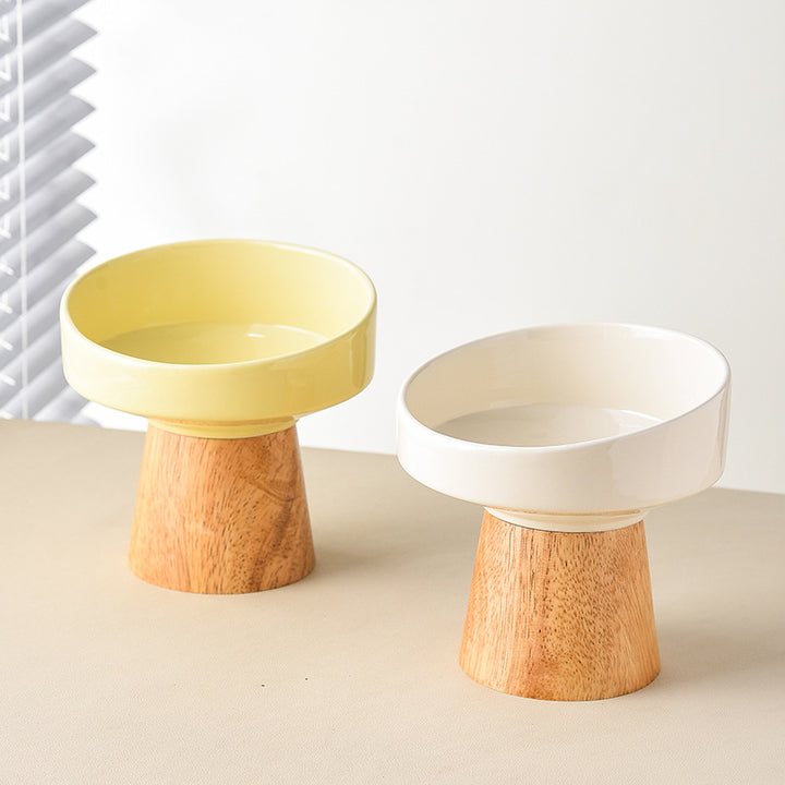 Ceramic Bowl Puppy Dogs Food Water Dish Bowls