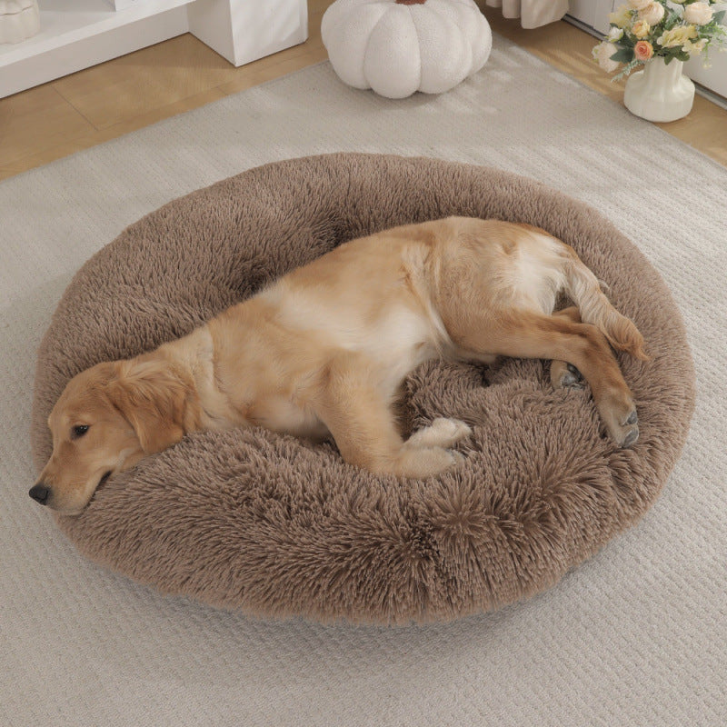 Dog Bed Plush Warm Sleep