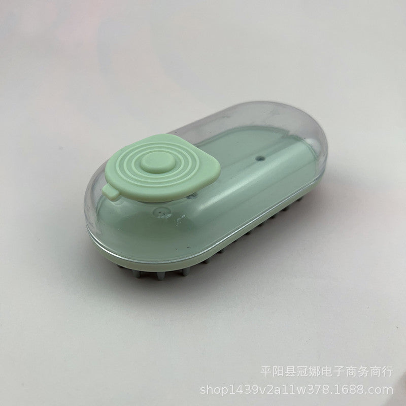 Pet Bath Massage Brush Hand-held Soft Head