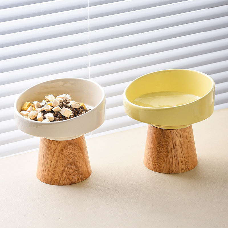 Ceramic Bowl Puppy Dogs Food Water Dish Bowls