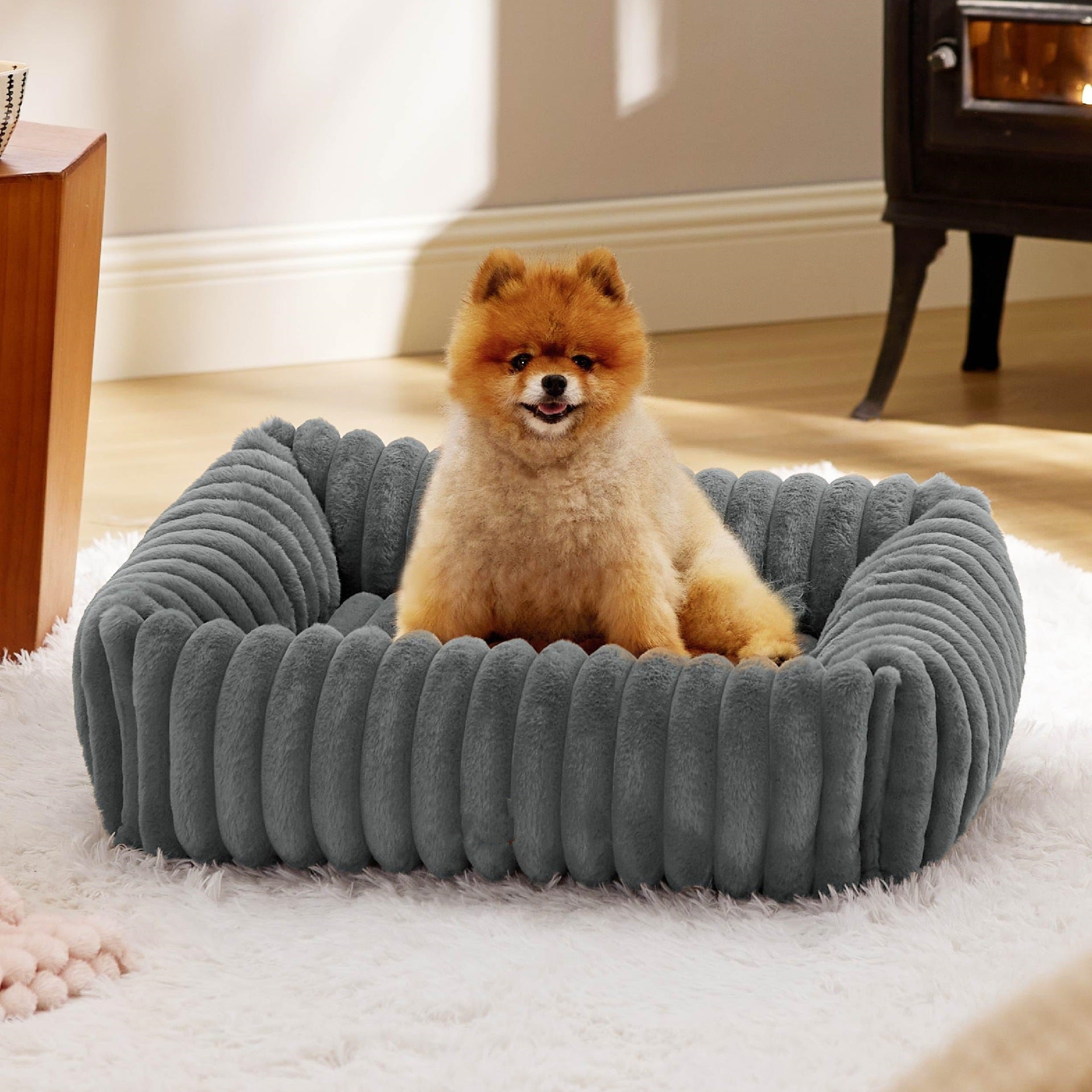 Pet Supplies Doghouse Cathouse Warm Plush Pet Bed