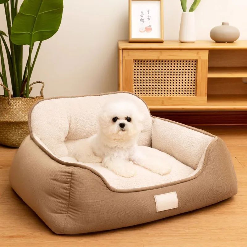 Pet Bed Warm Washable Fluffy Sofa Toys