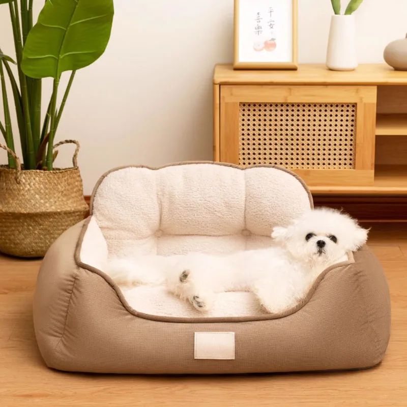 Pet Bed Warm Washable Fluffy Sofa Toys