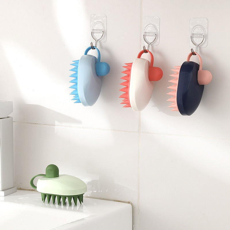 Creative Soft Gel Shampoo Brush Household