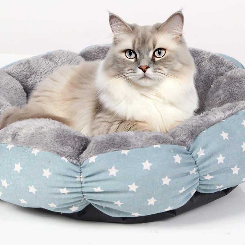 Cat Bed For Indoor Calming Donut Bed