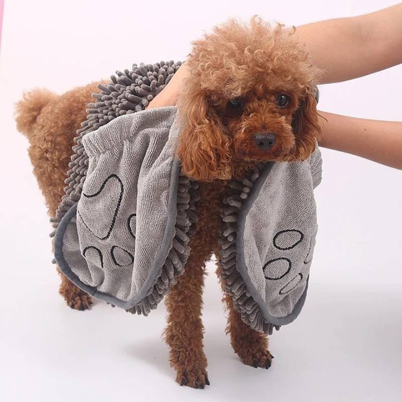 Pet Dog Bath Robe Towel Quick Dry Soft