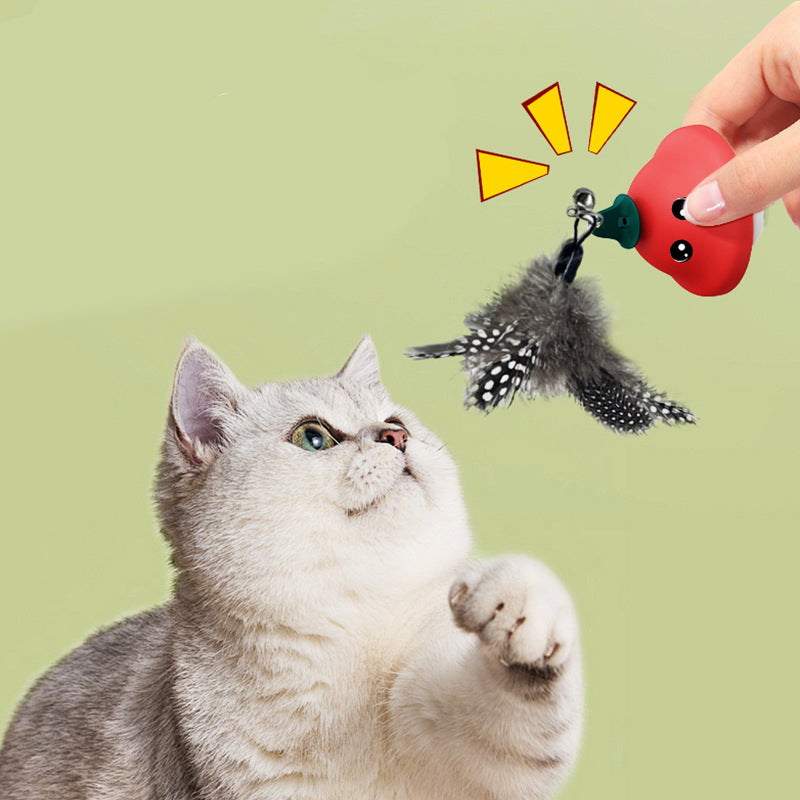 Pet Movement Playing Cat Wand Suction Cup  Toy