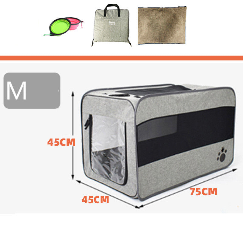 Portable  Folding Fabric Pet Carrier Bag