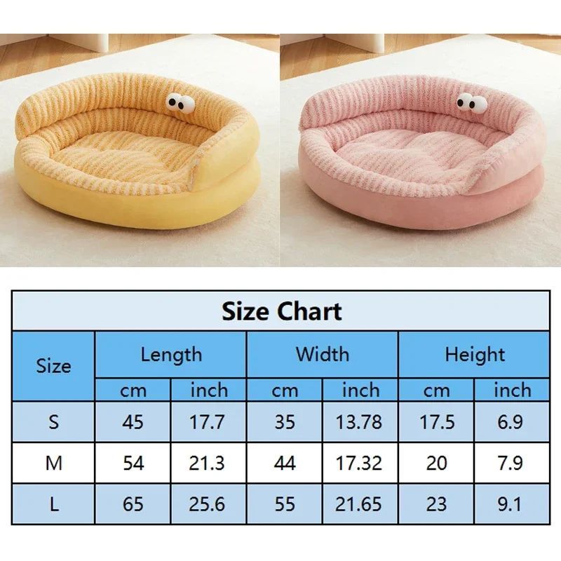 Washable Plush Puppy Pad Pet Sleeping Bed
