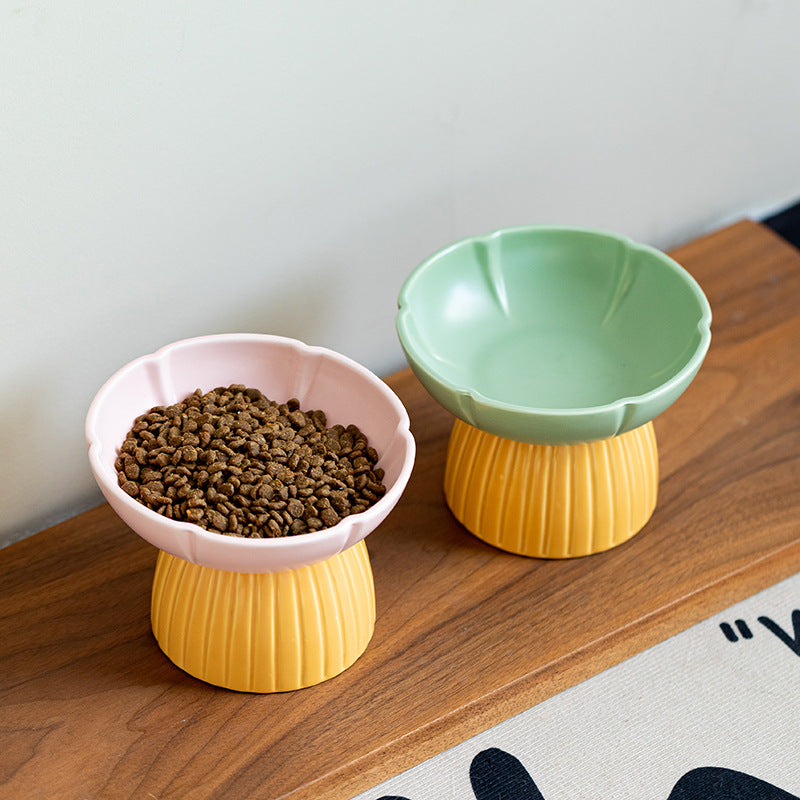 Pet Macarons Candy Color Feeding Bowl