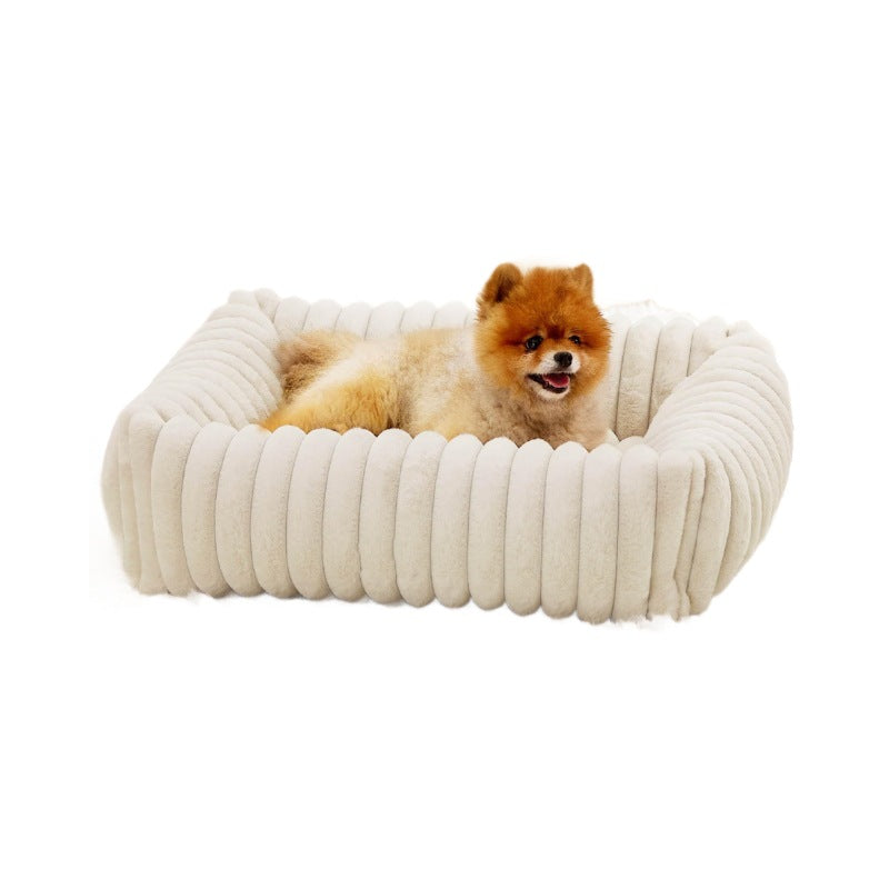 Pet Supplies Doghouse Cathouse Warm Plush Pet Bed