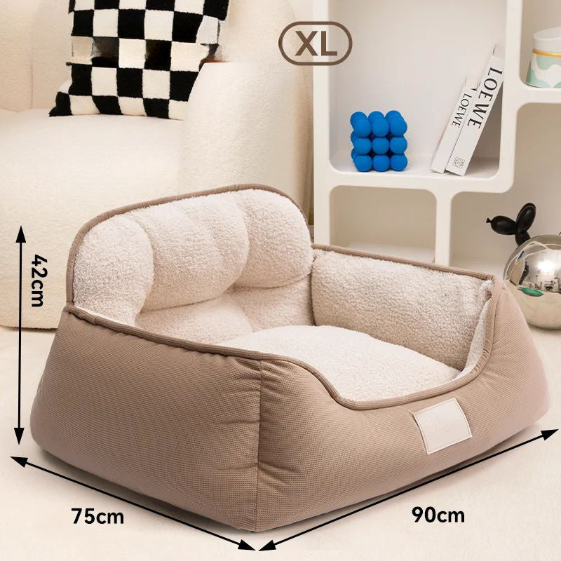 Pet Bed Warm Washable Fluffy Sofa Toys